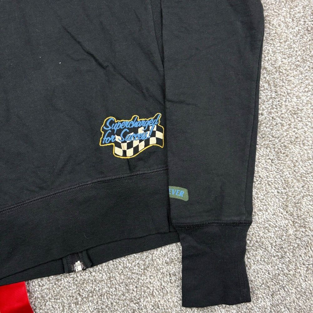 NWT Vintage Y2K Super G Hoodie Womens S Black Ready Action Hein Gericke Grunge - Picture 12 of 13